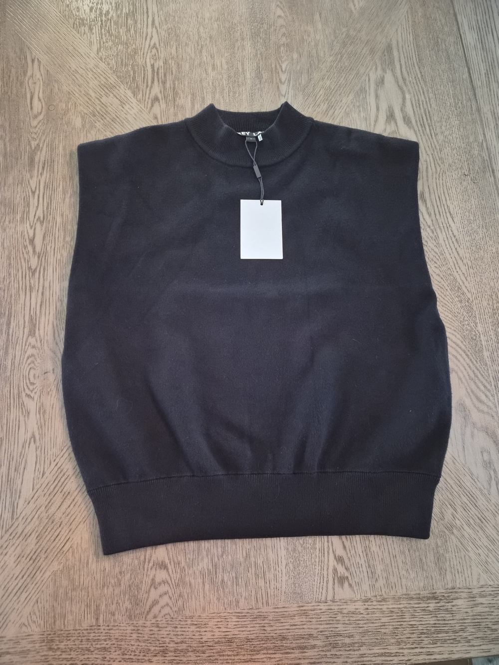 GREY LAB Black Men's Turtleneck Sweater Vest